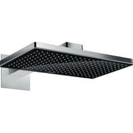 Верхний душ Hansgrohe Rainmaker Select 460 1jet 24003600, латунь/стекло, черный/хром - фото 