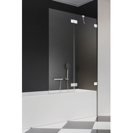 Шторка для ванны Radaway Essenza Pro White PND II 130 см 10102130-04-01R, белый/прозрачное - фото 