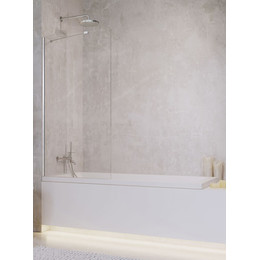 Шторка для ванны Radaway Idea PNJ II 100 см 10001100-01-01, хром/прозрачное - фото 