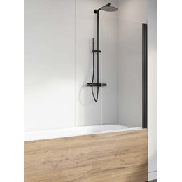 Шторка для ванны Radaway Nes Black PNJ I 50 см 10011050-54-01R, черный/прозрачное - фото 