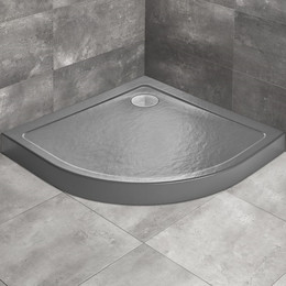 Поддон акриловый Radaway Doros A Compact Stone Anthracite 90х90 см SDRA9090-05-64S, антрацит - фото 