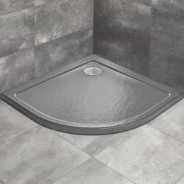 Поддон акриловый Radaway Doros A Stone Anthracite 90х90 см SDRA9090-01-64S, антрацит - фото 