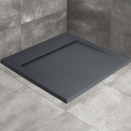 Поддон мраморный Radaway Teos C anthracite 100х100 см HTC100100-64, антрацит - фото 