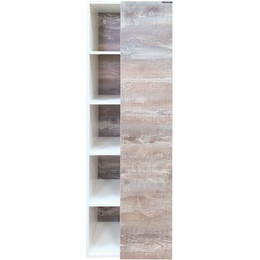 Пенал подвесной Comforty Турин 45 см, дуб бежевый - фото 