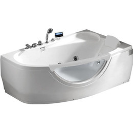 Ванна гидромассажная Gemy G9046 K 161x96 см R - фото 