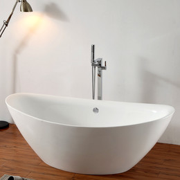 Ванна отдельностоящая Abber AB9248 180x87 см - фото 