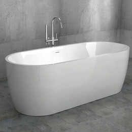 Ванна отдельностоящая Abber AB9219 175x80 см - фото 