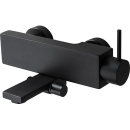 Смеситель для ванны Bravat Arc F66061K-01A-ENG, черный, Цвет производителя: чёрный - фото 