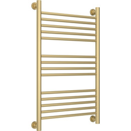 Полотенцесушитель водяной Сунержа Богема+ П14 800x500 мм (прямая перемычка) 022-0220-8050, шампань матовый - фото 