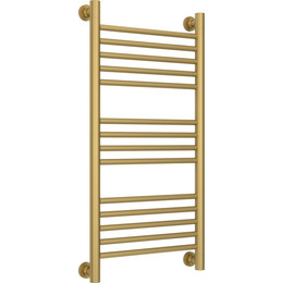 Полотенцесушитель водяной Сунержа Богема+ П14 800x400 мм (прямая перемычка) 032-0220-8040, золото матовое - фото 