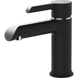 Смеситель для раковины Haiba HB10805-7, черный/хром - фото 