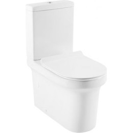 Унитаз-компакт безободковый Aquanet Rimless Nova-C1 BL-101N-TPT-A 203338 с тонкой крышкой микролифт - фото 