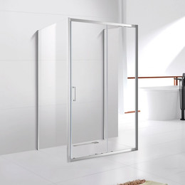 Душевое ограждение Cezares 130х90 см MOLVENO-AH-12-130/90-C-Cr-IV, хром/прозрачное - фото 