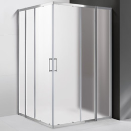 Душевое ограждение Cezares 160х90 см MOLVENO-AH-22-160/90-P-Cr, хром/матовое - фото 