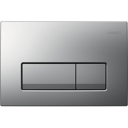 Кнопка смыва Geberit Delta 51 115.105.46.1, хром матовый - фото 