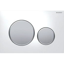 Кнопка смыва Geberit Sigma 20 115.882.KL.1, белый/хром матовый - фото 