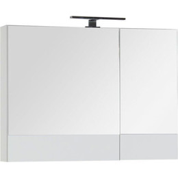 Зеркало-шкаф Aquanet Верона 90 см 172339, белый - фото 