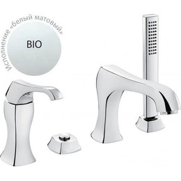 Смеситель для ванны Emmevi Ares BIO76120, белый - фото 