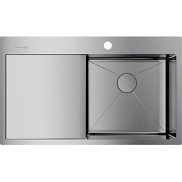 Кухонная мойка Omoikiri Akisame 86-IN-R (4993763) 1,2 мм, нержавеющая сталь, Цвет производителя: нержавеющая сталь - фото 