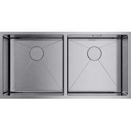 Кухонная мойка Omoikiri Taki 86-2-U/IF IN (4993791) 1,2 мм, нержавеющая сталь, Цвет производителя: нержавеющая сталь - фото 