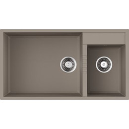 Кухонная мойка Omoikiri Tedori 85-2-U SA 4993942, бежевый, Цвет производителя: бежевый - фото 