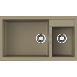 Кухонная мойка Omoikiri Tedori 86-2-LB CH 4993937, шампань, Цвет производителя: шампань - фото 