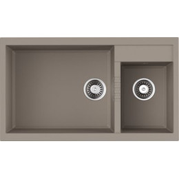 Кухонная мойка Omoikiri Tedori 86-2-LB SA 4993934, бежевый, Цвет производителя: бежевый - фото 