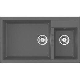 Кухонная мойка Omoikiri Tedori 86-2-LB BL 4993932, чёрный, Цвет производителя: чёрный - фото 