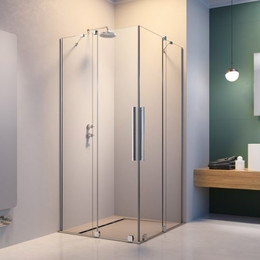 Душевое ограждение Radaway Furo KDD 80х80 см (стекло 8 мм), хром/прозрачное - фото 