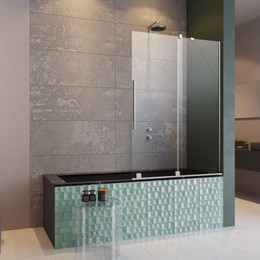 Шторка для ванны Radaway Furo PND II 130 см 10109688-01-01R (стекло 8 мм), хром/прозрачное - фото 