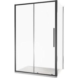 Душевое ограждение Bas Idea WTW-110-C-B+SP-80-C-B 110х80 см, чёрный/прозрачное - фото 