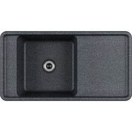 Кухонная мойка Акватон Беллис 1A725132BS210, графит, Цвет производителя: графит - фото 