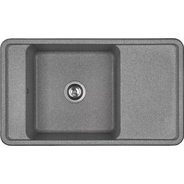 Кухонная мойка Акватон Беллис 1A724832BS230, серый, Цвет производителя: серый - фото 