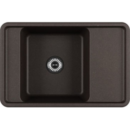 Кухонная мойка Акватон Беллис 1A725032BS280, кофе, Цвет производителя: кофе - фото 