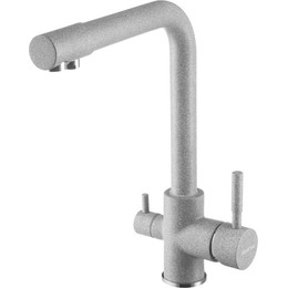Смеситель для кухни Акватон Руан 1AX004FCXX230, серый - фото 