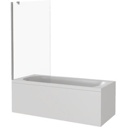 Шторка для ванны Bas Screen BS-80-C-CH 800х1400 мм, хром/прозрачное - фото 