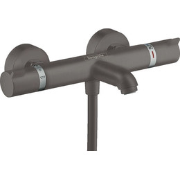 Смеситель для ванны с термостатом Hansgrohe Ecostat Comfort 13114340, черный хром - фото 