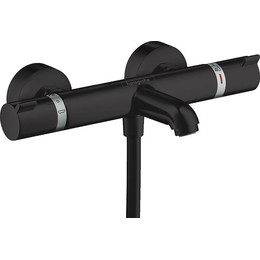 Смеситель для ванны с термостатом Hansgrohe Ecostat Comfort 13114670, черный матовый - фото 