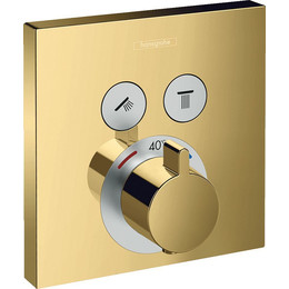 Термостат для душа Hansgrohe Shower Select 15763990, золото - фото 