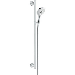 Душевой гарнитур Hansgrohe Raindance Select S 120 3jet 90 см 26322400, белый/хром - фото 