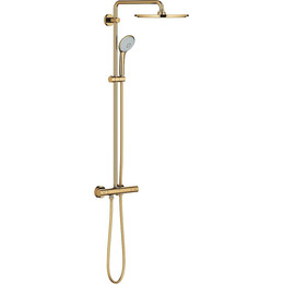 Душевая стойка с термостатом Grohe Euphoria System 310 26075GL0, холодный рассвет глянец - фото 