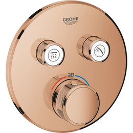 Смеситель для душа с термостатом Grohe Grohtherm SmartControl 29119DA0, теплый закат глянец - фото 