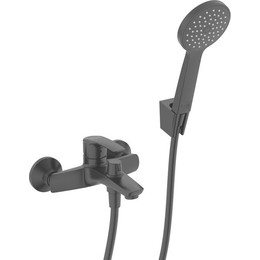 Смеситель для ванны Iddis Ray RAYBL02i02, чёрный матовый - фото 