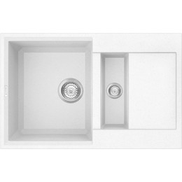 Кухонная мойка Omoikiri Sakaime 78-2-WH 4993128, белый, Цвет производителя: белый - фото 