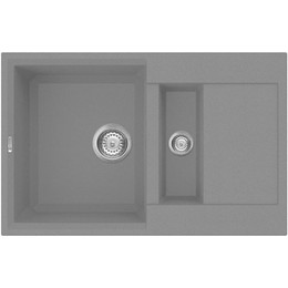 Кухонная мойка Omoikiri Sakaime 78-2-PL 4993199, платина, Цвет производителя: платина - фото 