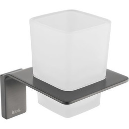 Стакан для зубных щеток Iddis Slide SLIGMG1i45, цвет графитовый - фото 