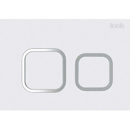 Кнопка смыва Iddis Unifix UNI40MWi77, белый матовый - фото 