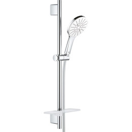 Душевой гарнитур Grohe Rainshower Smartactive 130 600 мм 26576LS0, хром/белая луна - фото 