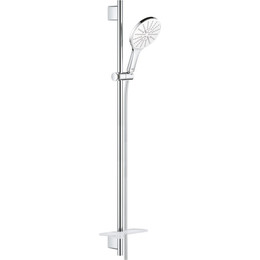 Душевой гарнитур Grohe Rainshower Smartactive Cube 150 900 мм 26594LS0, хром/белая луна - фото 