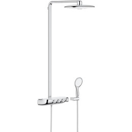 Душевая стойка с термостатом Grohe Rainshower SmartControl 360 DUO 26250LS0, хром/белая луна - фото 